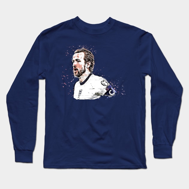 Harry Kane Long Sleeve T-Shirt by ARTABBAS